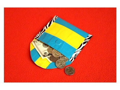 A duct tape coin purse|Sophie's World