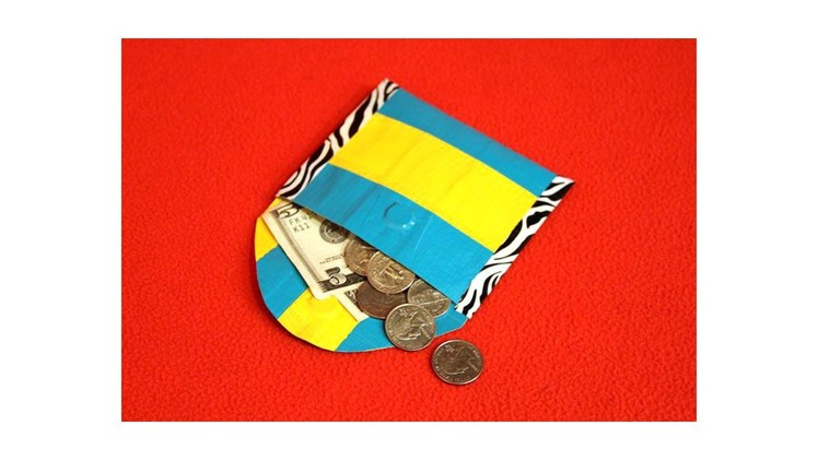 A duct tape coin purse|Sophie's World