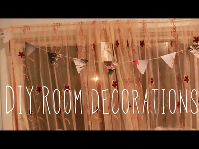 (Bunting) Affordable.fun way to decorate your room!:DIY