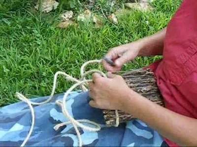 Bushcraft With Tam HandWeaving a Pouch