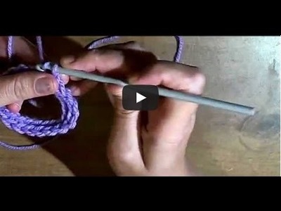 Connecting a long chain to make a circle - How to connect your chain to form a ring in Crochet