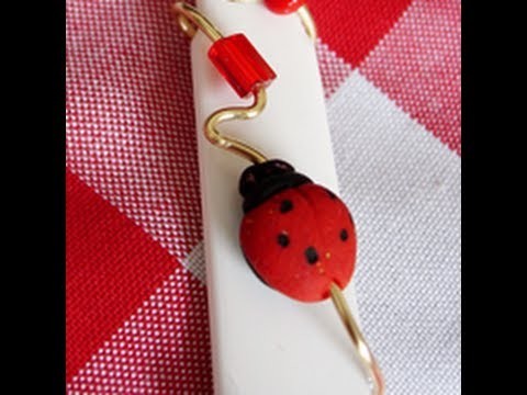 Cool2Craft Almost Dailies - How to Make a Polymer Clay Glittered Ladybug Bead by Candace Jedrowicz