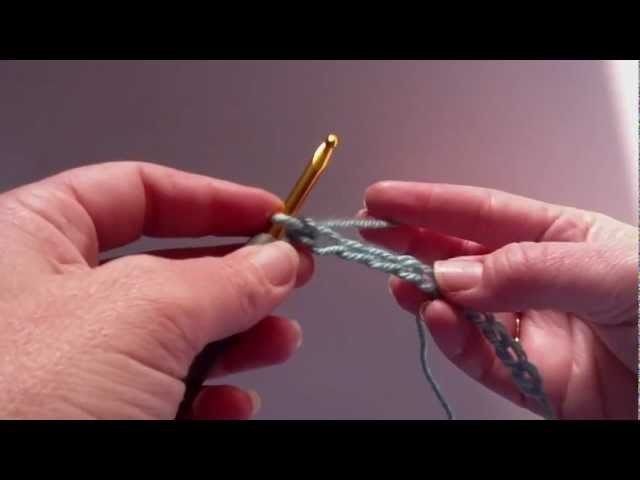 Crochet 101: 2. Single Crochet into Top Loop of Chain Stitch