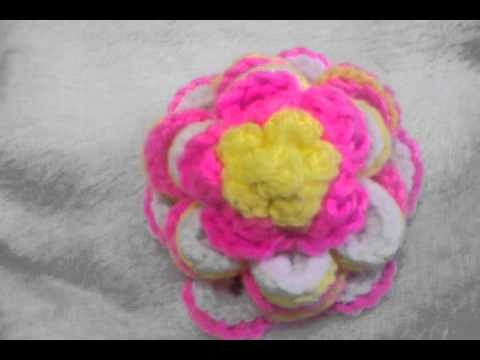 Crochet cookie flower Irene