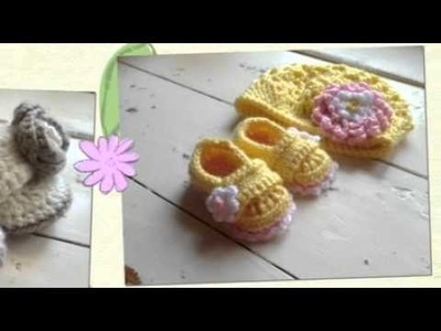 Crochet shoes and hats