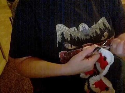 Crochet Starburst hotpad part 3