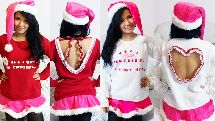 DIY : 2 Styles of "Ugly" Christmas Sweaters 2012