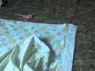 DIY Flannel Baby Blanket