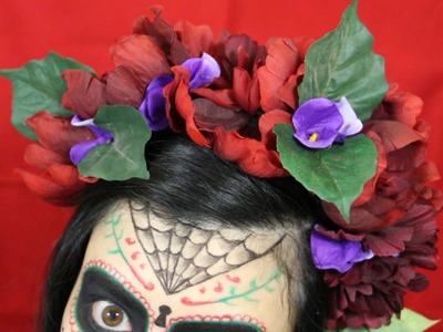 DIY Gothic Flower Day of the Dead Headpiece Tutorial ~ Fables in Fashion