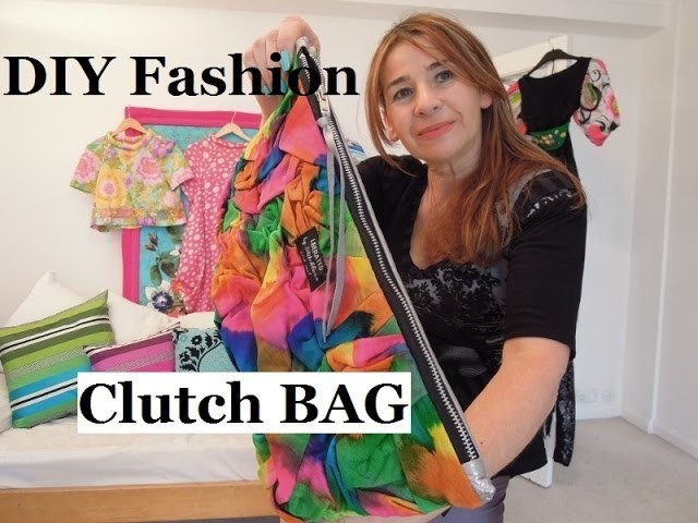DIY How to make a clutch bag