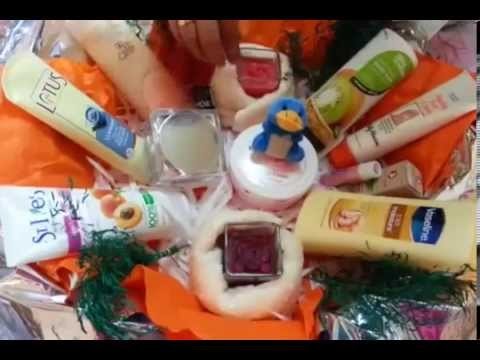 Diy how to make  pamper.spa gift basket