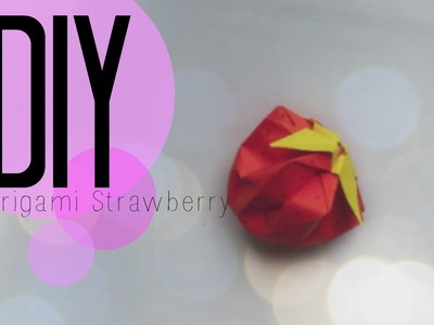DIY| Origami Strawberry | CuteNailPolishArt
