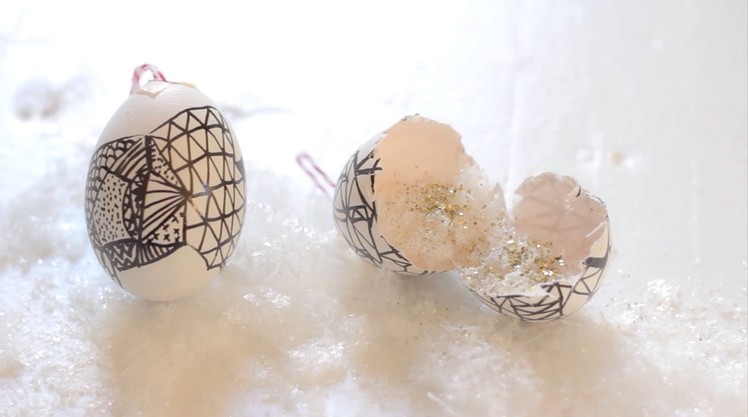 DIY Surprize Egg Ornament - HOLIDAY DIY WITH JUNE BHONGJAN