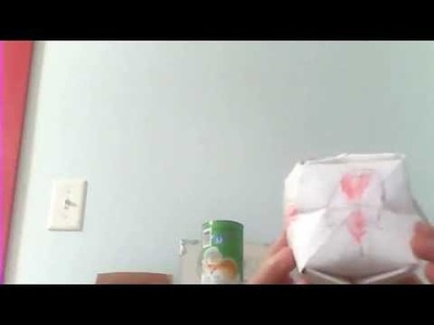 Free companion cube origami balloon