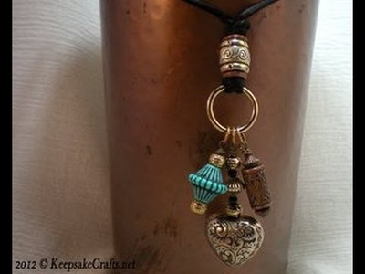 Funky Bead Dangle Necklace Tutorial