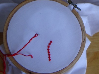 Hand Embroidery: Bead Stitch