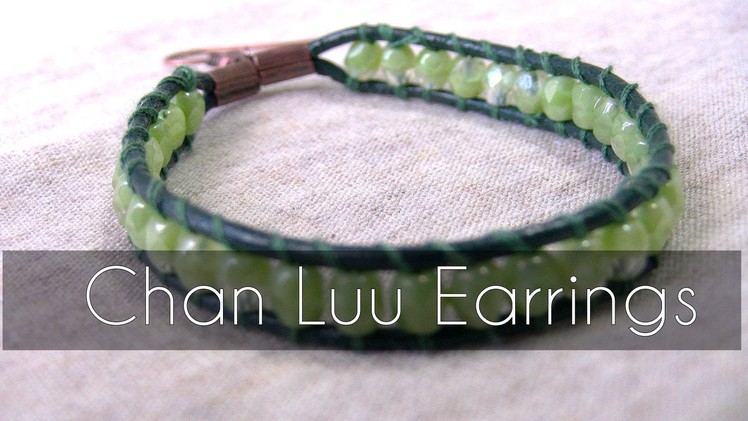 Handmade DIY - Chan luu style earrings