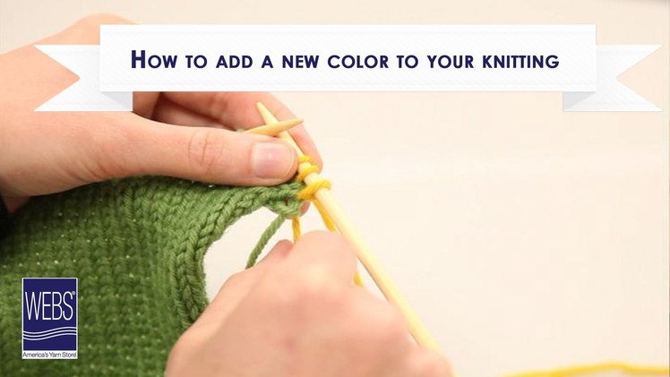 How to add a new color to your knitting