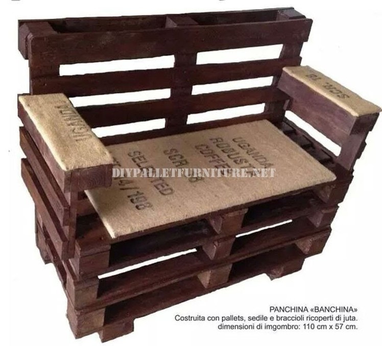 How to build a  bench with pallets