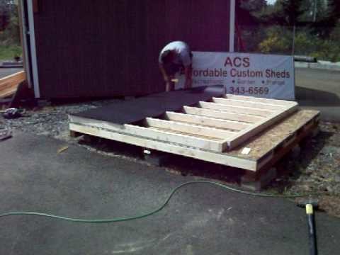 How To Build A Shed Step 8 Construction Woodworking DIY Backyard Home Improvement with Music