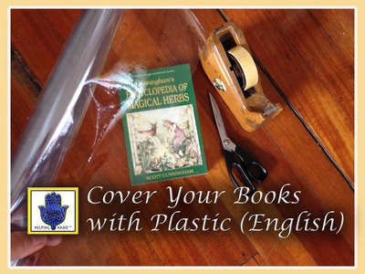 How to Cover Your Book with Plastic (English)