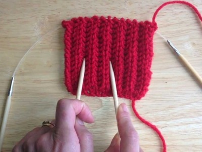 How To K1B (knit 1 below) In Brioche Rib Pattern
