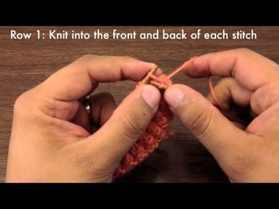 How to Knit the Blanket Rib Stitch
