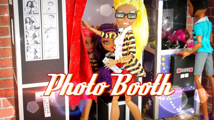 How to Make a Doll Photo Booth - Doll Crafts