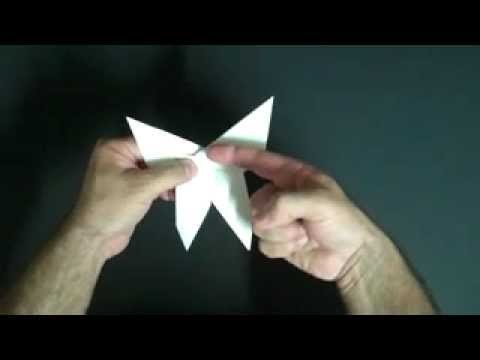 How to make a quick origami butterfly