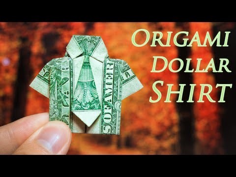 How to Make an Easy Origami Dollar Shirt & Tie