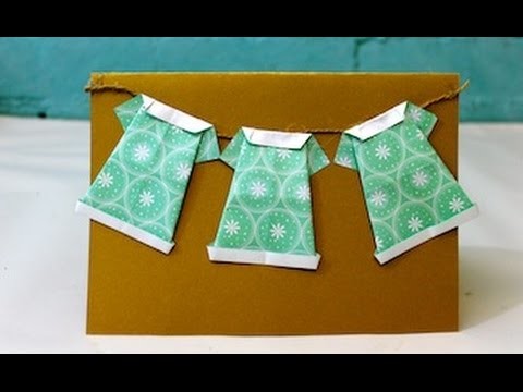 How to make Mum an origami dress card for Mother's Day