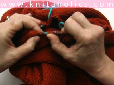 Knit with eliZZZa * Raglan Sweater Top Down * Video #05 * Knit Sleeves