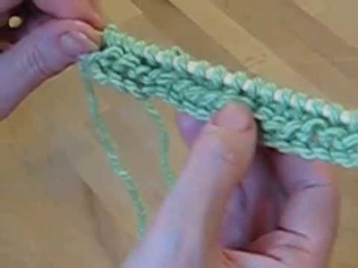 Knitting for Beginners - PART THREE - The Purl Stitch