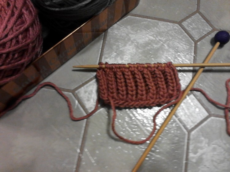 Knitting One Color Brioche