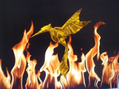 Let's fold Origami^^ Mockingjay from the Hunger Games (by Alexander Kurth) Tutorial