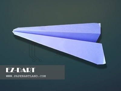 Let's make a paper plane that flies FAR | EZ Dart | ( Traditional )