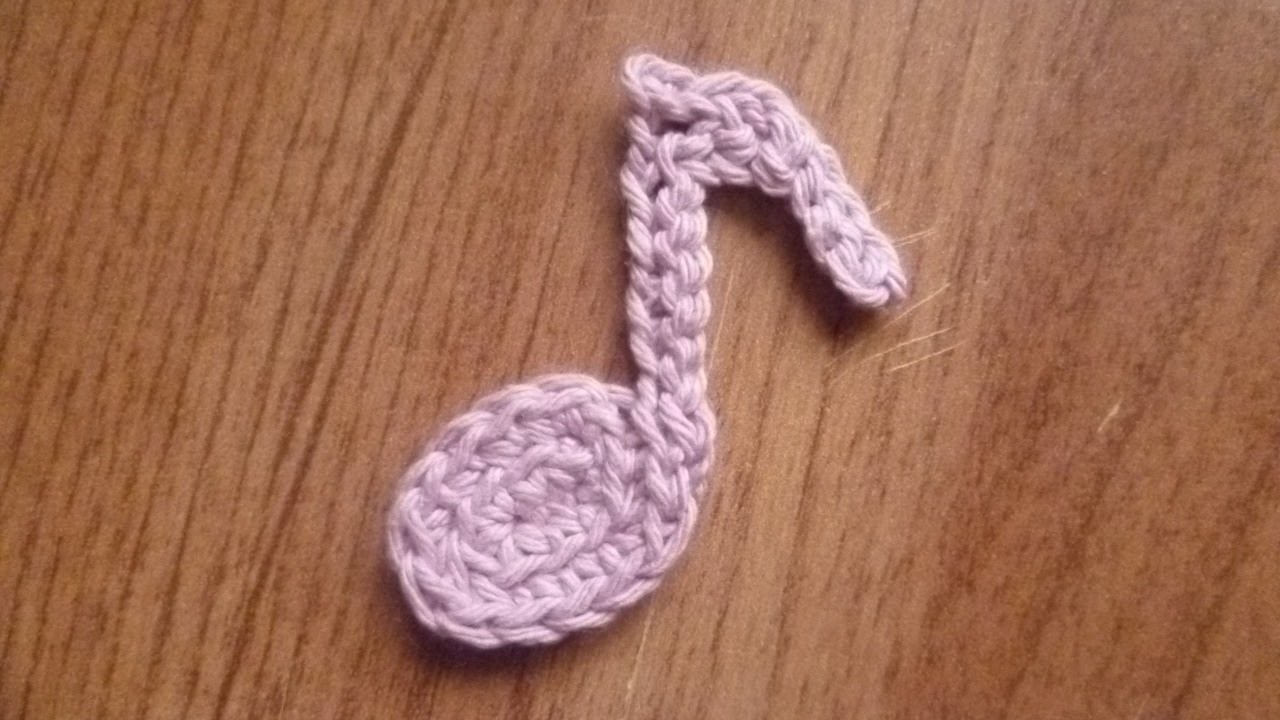 Make a Cute Crochet Music Note DIY Crafts Guidecentral