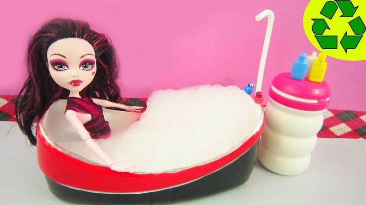 Make a Doll Bath Tub - Doll Crafts