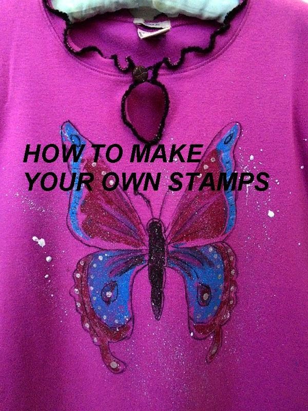MAKE STAMPS FROM CARDBOARD,  how to diy stamps,