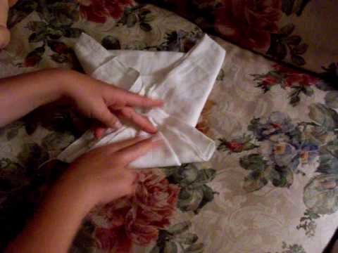 Maria's Fold for Boys - Folding Flats.  Flat Diapers