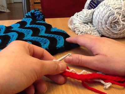 Miss Knittles Free Zig Zag Crochet Hat Pattern