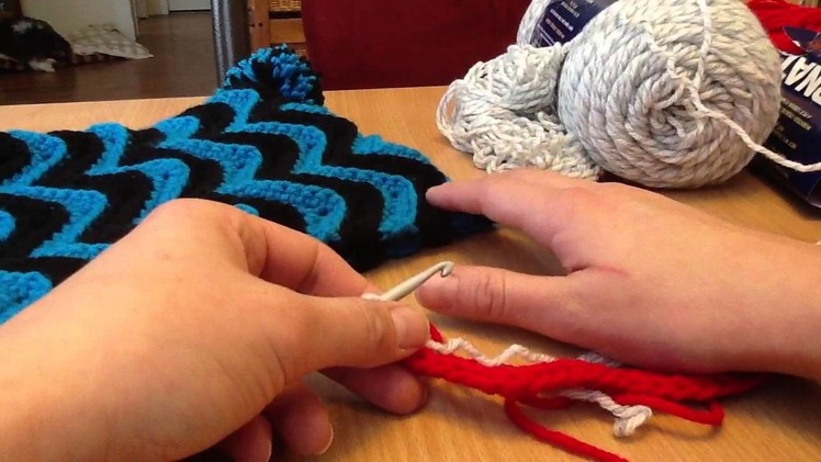 Miss Knittles Free Zig Zag Crochet Hat Pattern