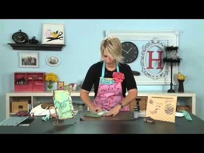 My Craft Channel: Create to Remember with Heidi Swapp - Misting Technique Album