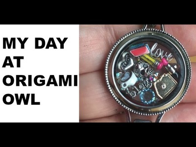 My Origami Owl Visit || Crafty Chica
