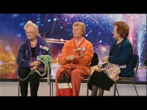 NIT AND NATTY FINGER KNITTING TEAM ON BRITAINS GOT TALENT 2009