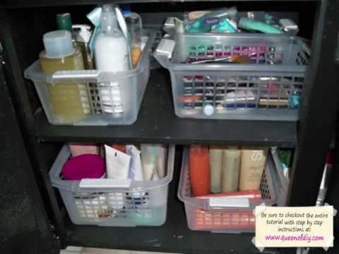 Organize Bathroom Stuff Instructions