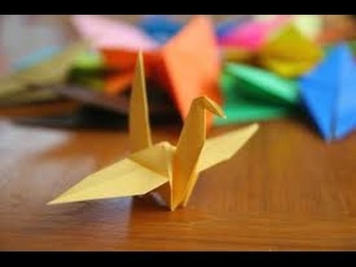 Origami Bird or Flying Duck DIY