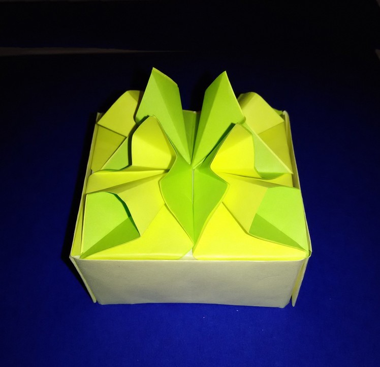 Origami flower gift box. Easy and Awesome. Origami box. Ideas for Easter