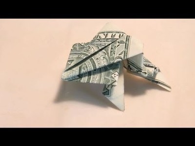 Origami Jumping Dollar Frog