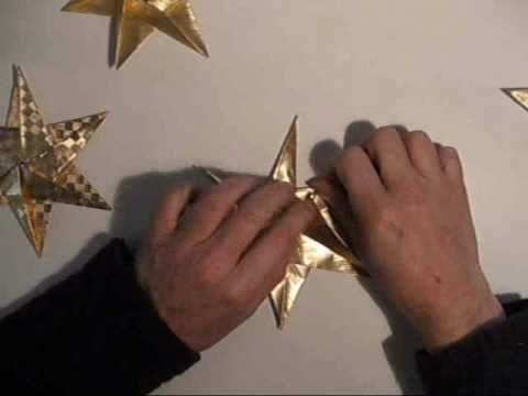 Origami star for cristmas